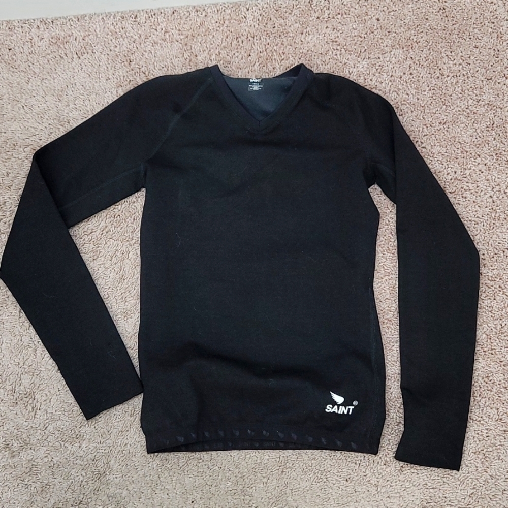COPY - Saint Merino double knit black kevlar women's shirt